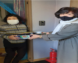 은빛빌리지 직접 방문 전달
