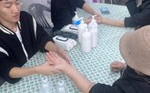 미용 봉사(핸드마사지)
